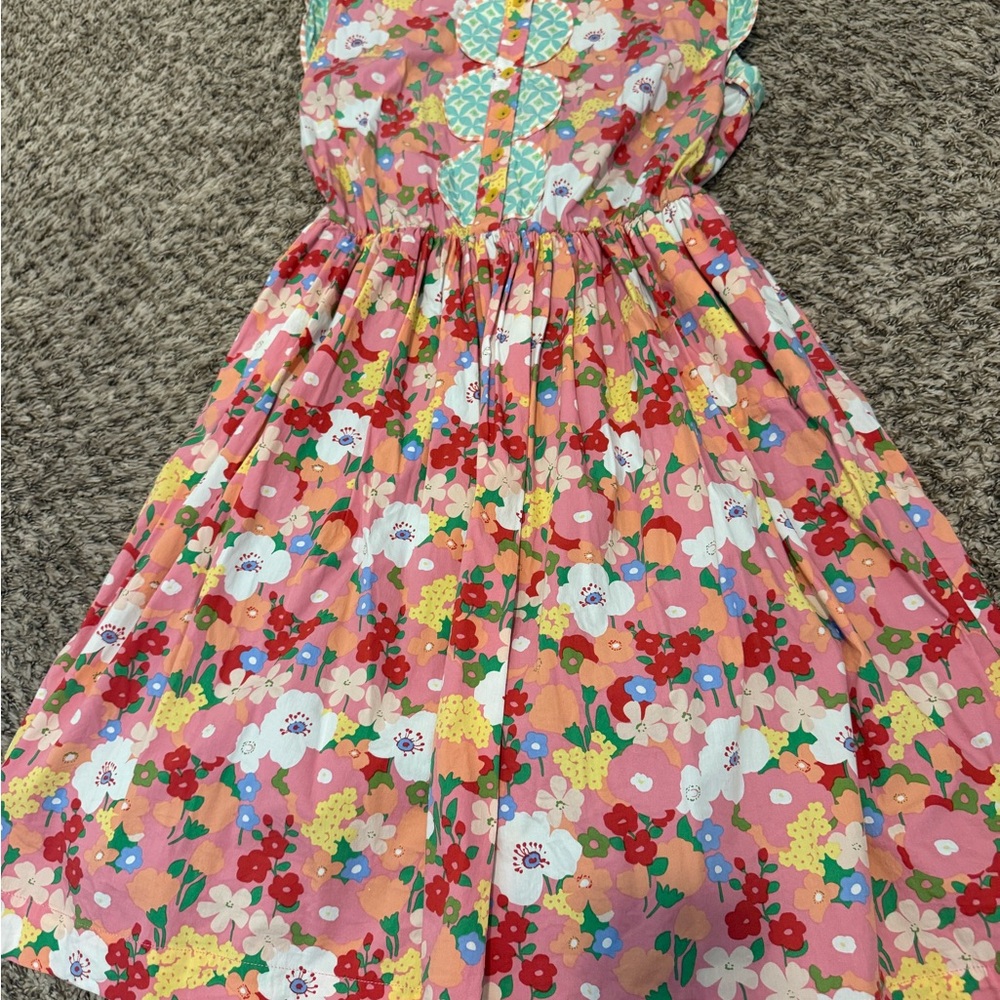 Matilda Jane Floral Midi Dress in Pink and Red